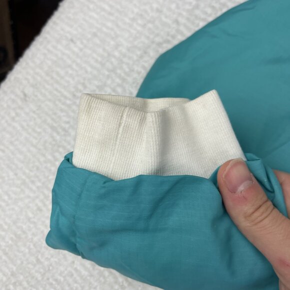 Vintage K-WAY Men’s Wind Jacket Sweater Blue Retro (Stained, read) - Picture 14 of 16